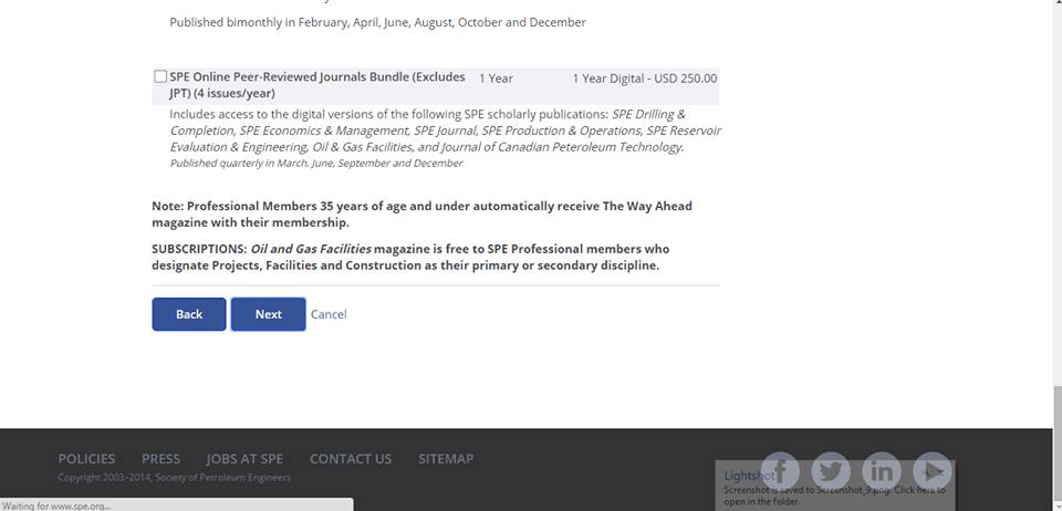 SPE Membership Details