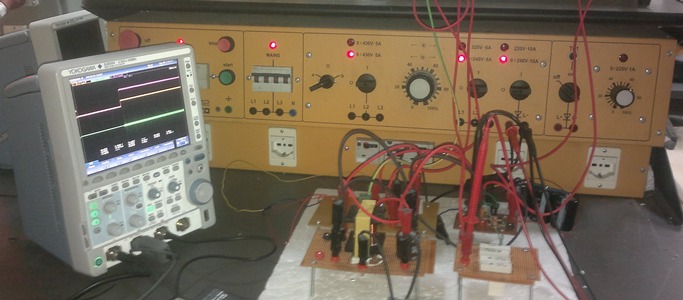 DC-DC Power Converter set up