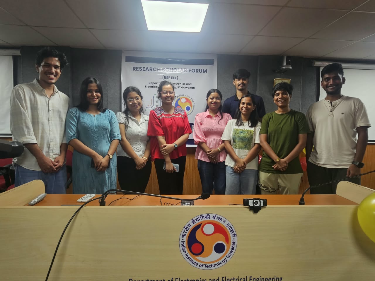 Current RSF members gathered at the welcome event