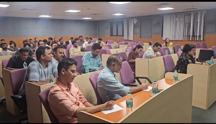 Participants taking part in a fun activity