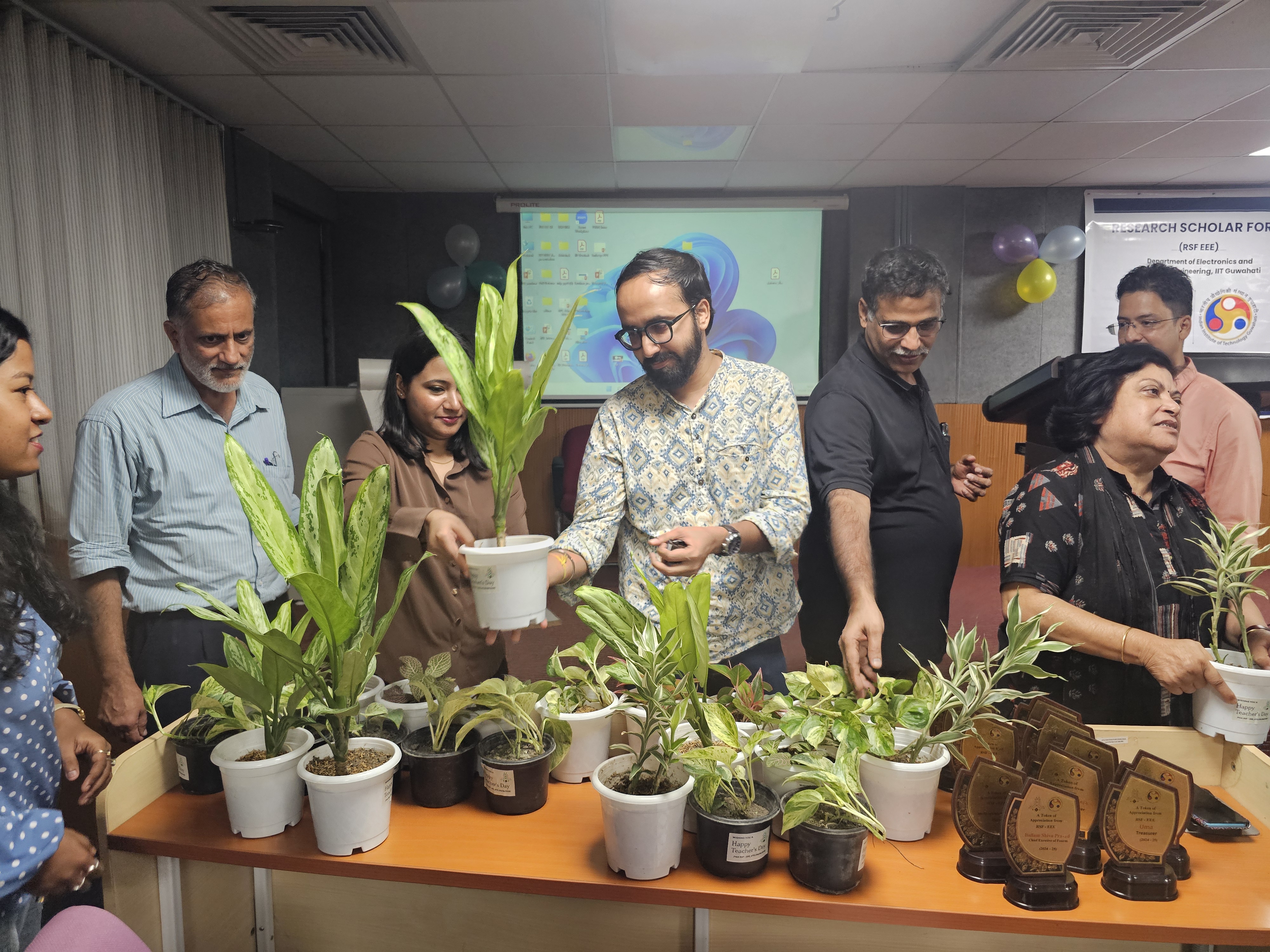 Plant gifting ceremony