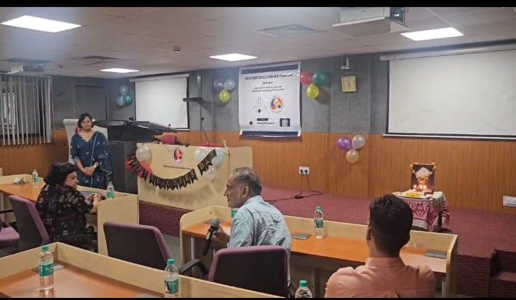 Head of Department addressing the gathering