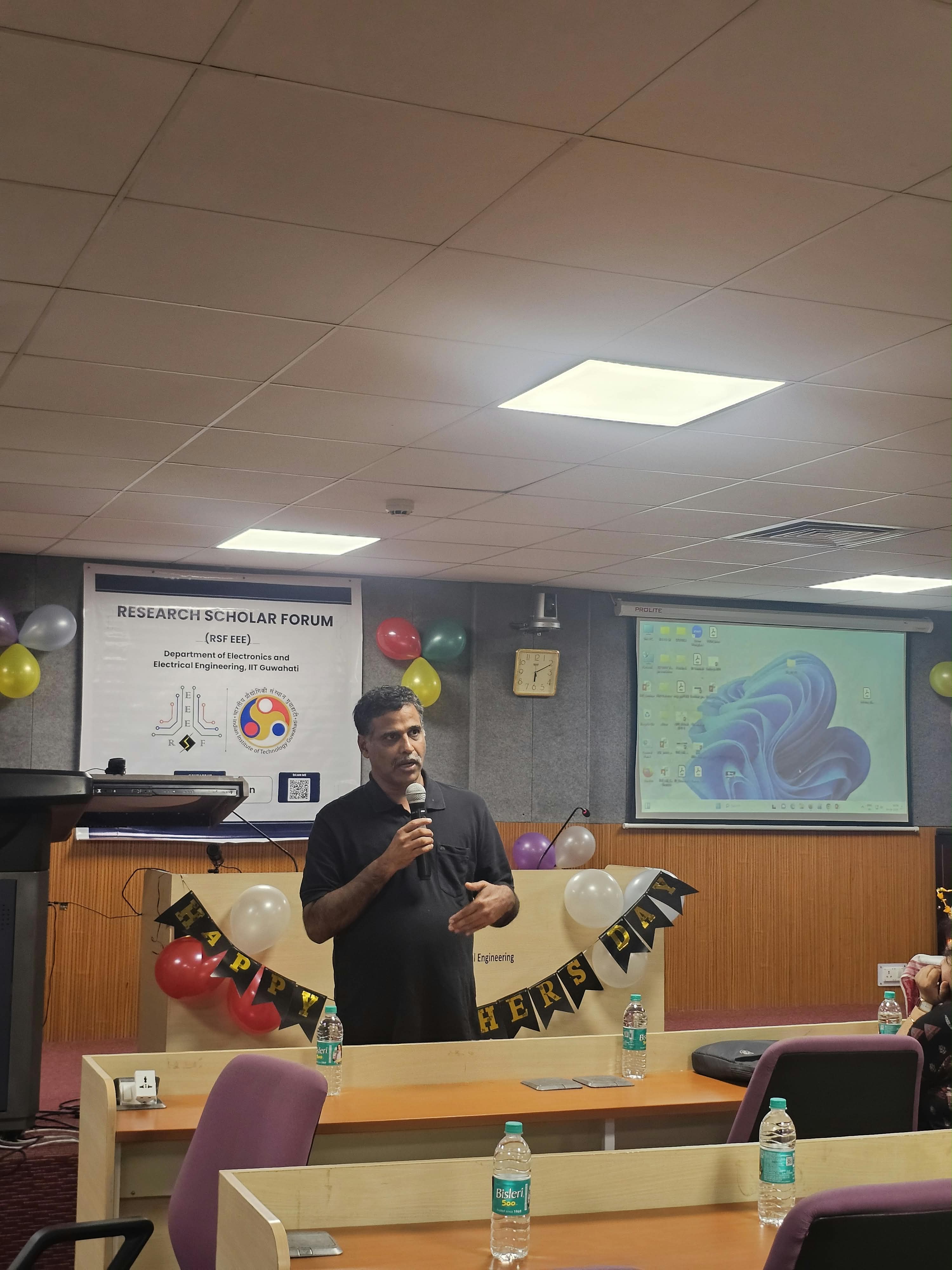 Rajesh Sir addressing the gathering
