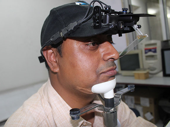 Eye tracking IITG Ergonomics lab