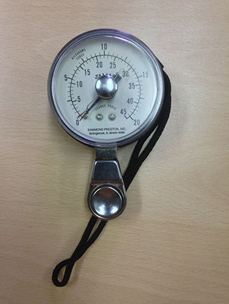 Pinch gauge IITG Ergonomics Lab