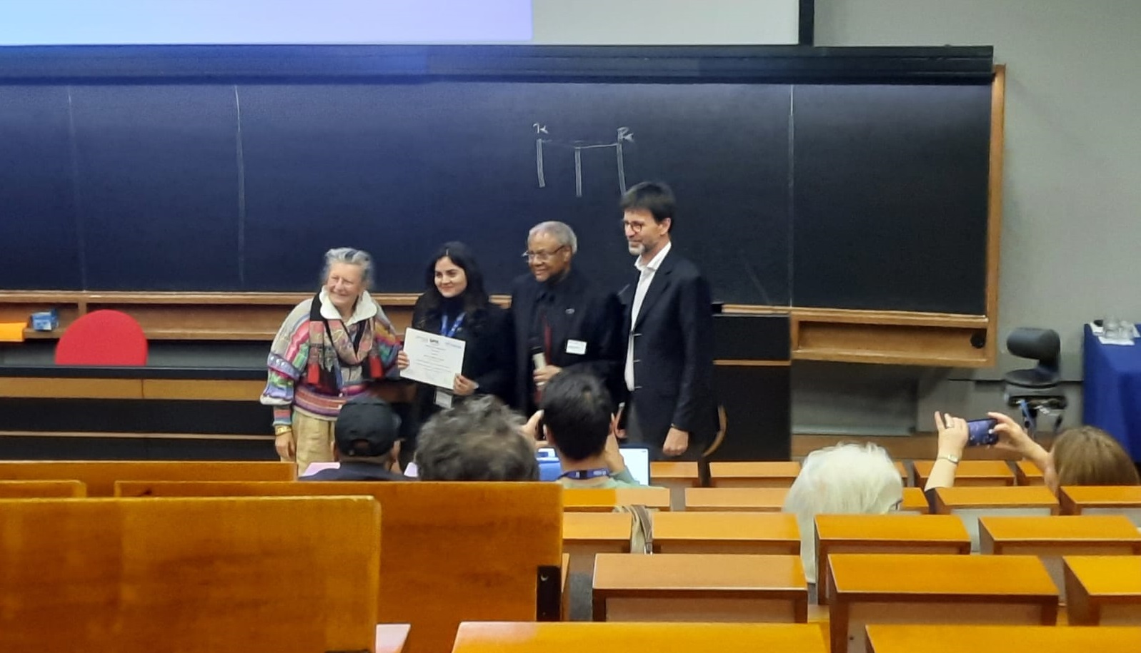 Best Poster award at ICTP