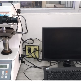Vickers micro hardness tester
