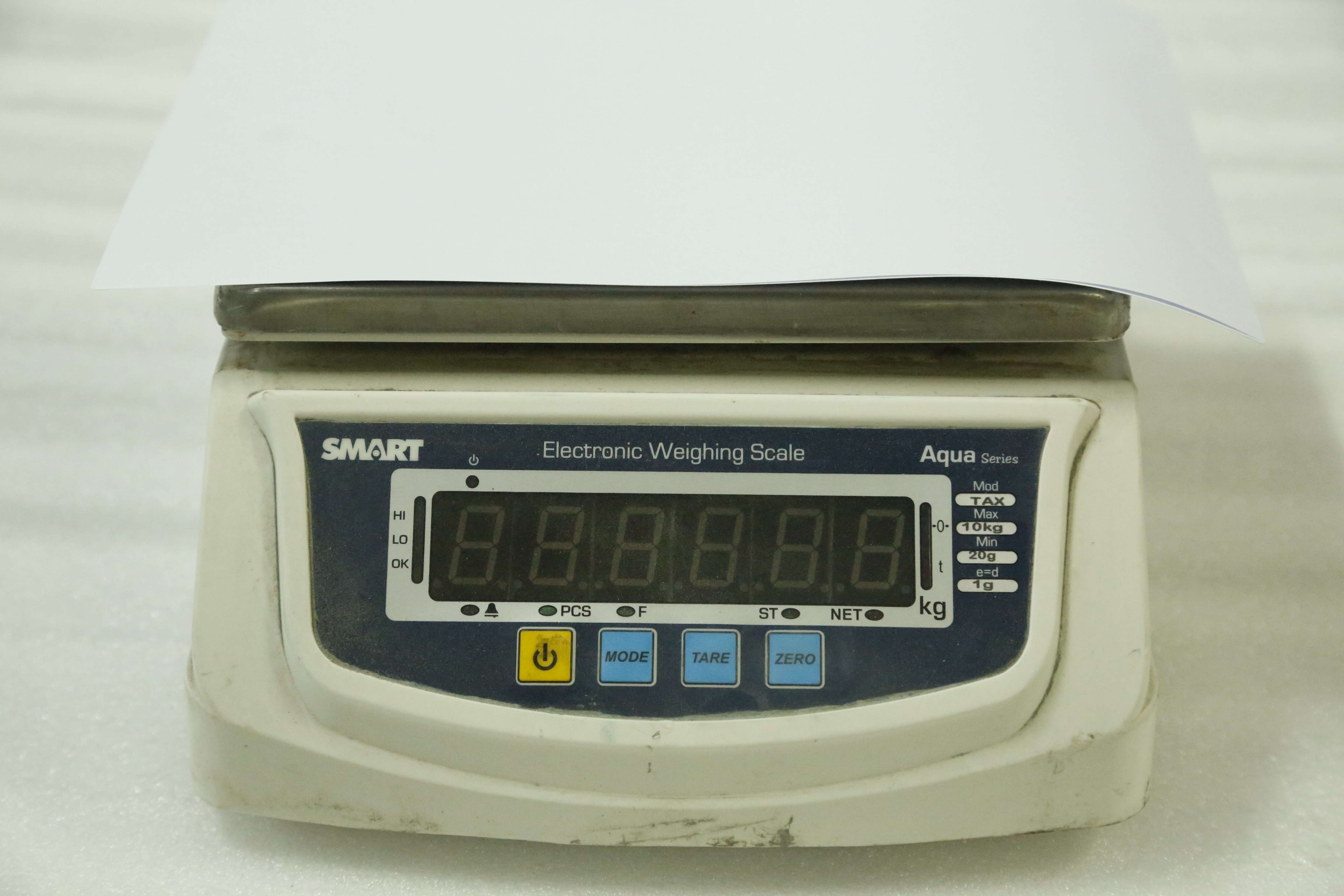 Electric weighing balance (10kg, e=1g)