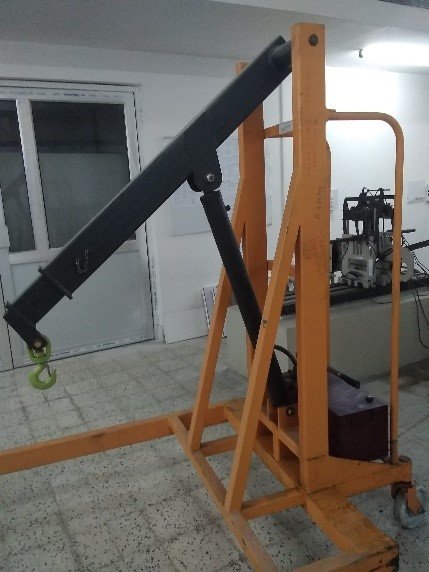 Hydraulic Mobile Floor Crane