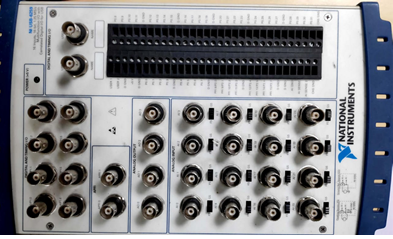 8. NI USB-6259 BNC data acquisition system