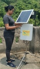 Rain gauge for measuring precipitation