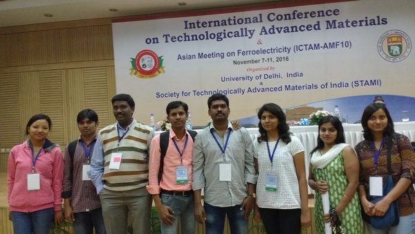 Group photo with Students at a Conference
