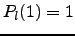 $P_l(1)=1$