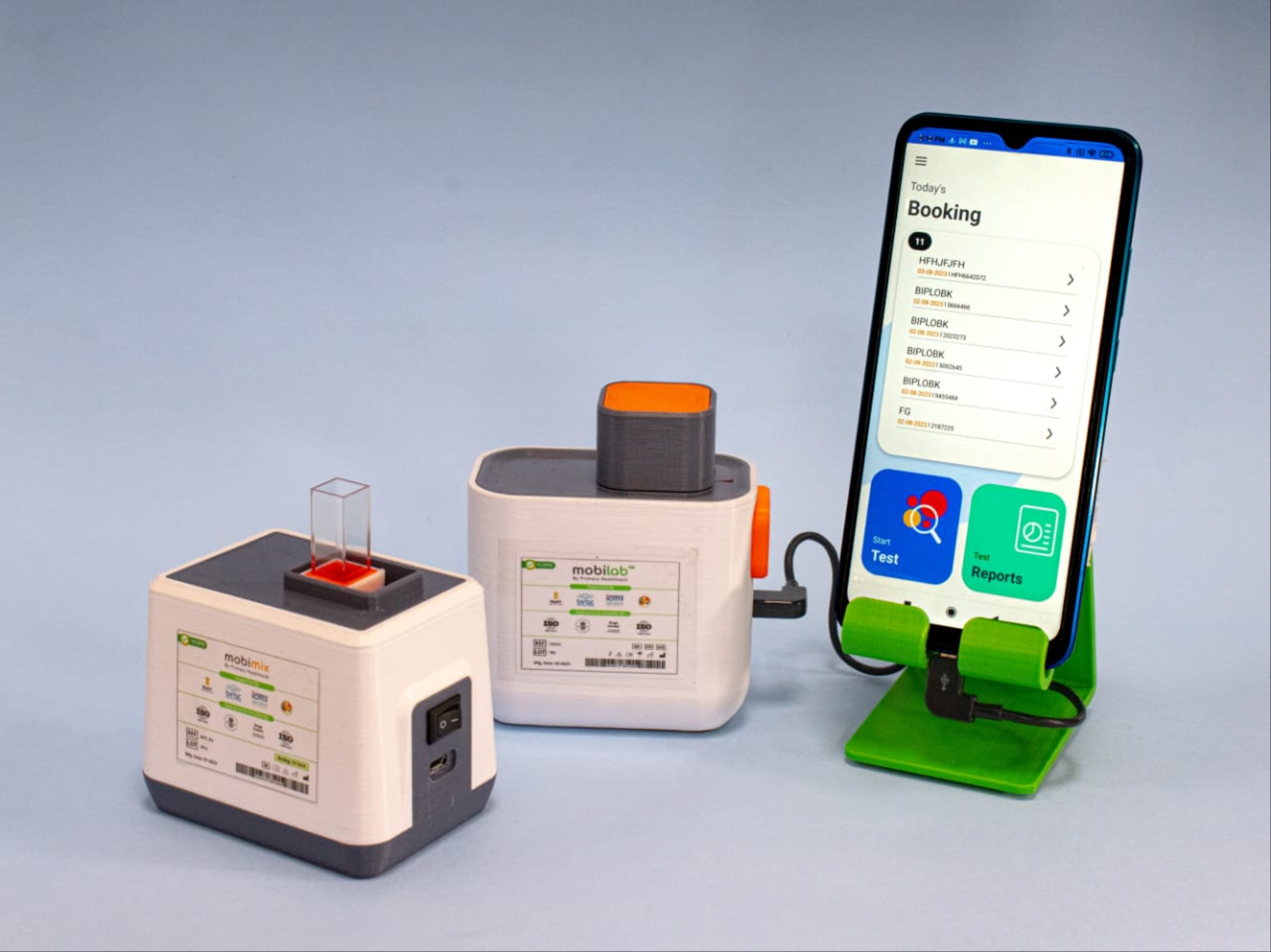 IIT Guwahati Alumni-led Startup M/s Primary Healthtech Pvt. Ltd. develops MobilabTM, a portable device for Diagnosis of Chronic Non-Communicable Diseases