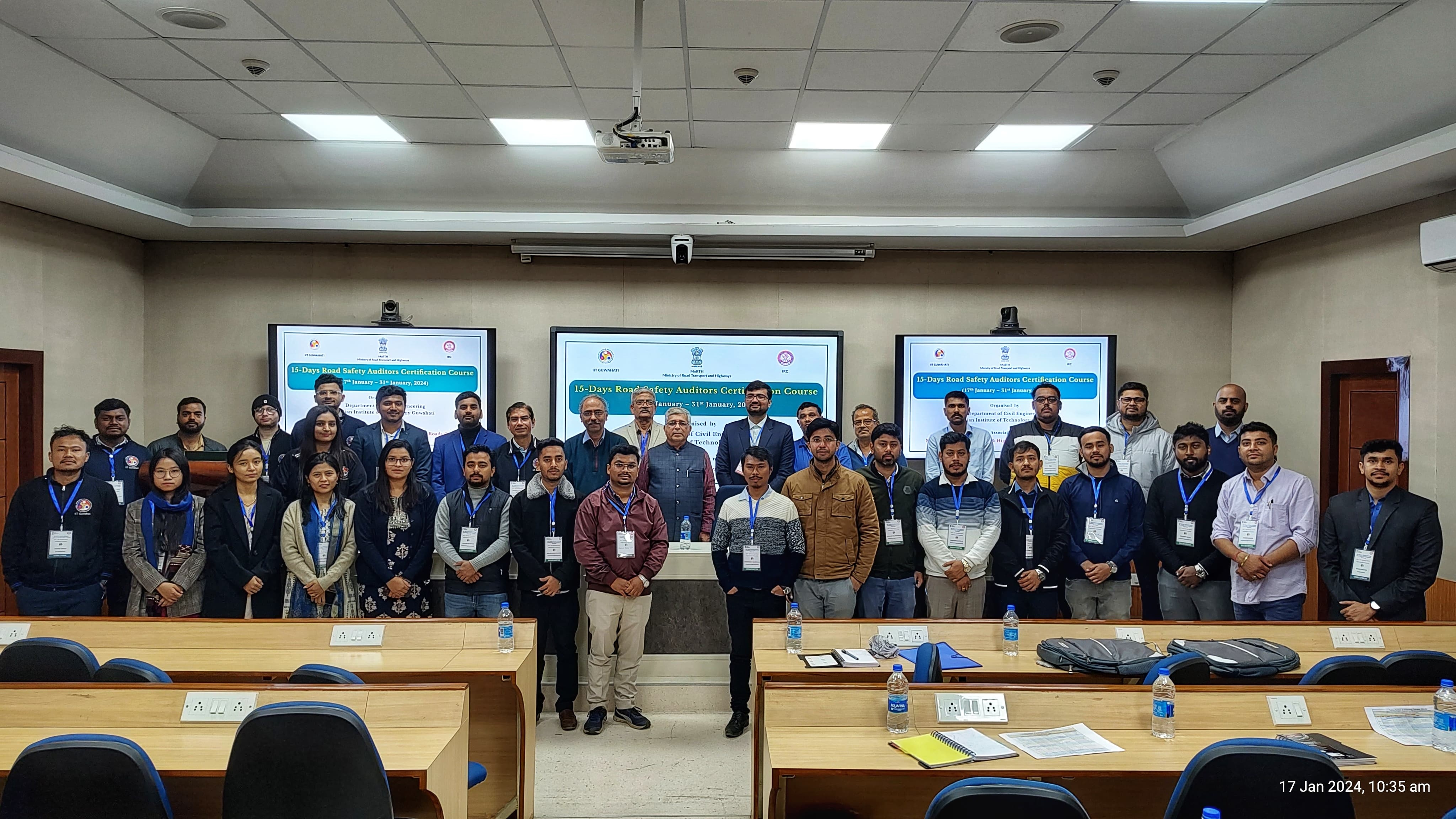 Driving Change: IIT Guwahati, Ministry of Road Transport and Highways (MoRT&H) and Indian Roads Congress (IRC) Combine Efforts for Road Safety Auditors Certification Program
